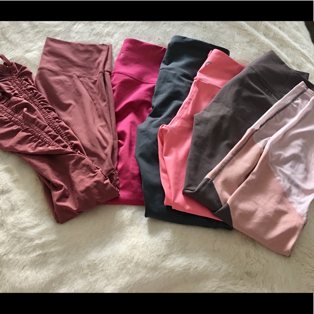 Lot of 5 pair size medium (size 8-10) of leggings